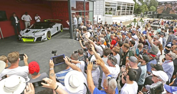 الكشف عن سيارة Audi R8 LMS GT2 في مهرجان جودوود للسرعة   جريدة وجهات